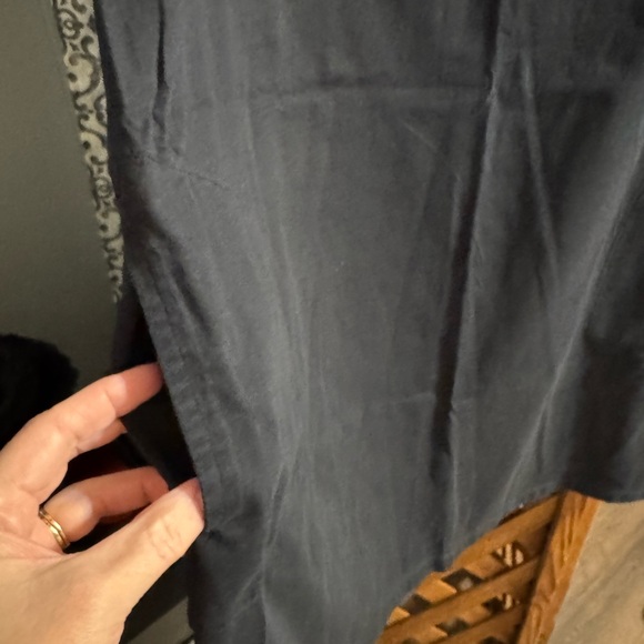 Navy Blue Sleeveless Dress - Picture 3 of 4